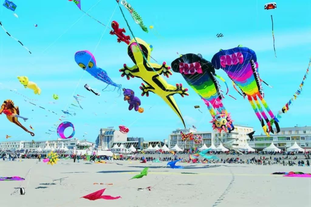 شقة Cozy D'Opale Charmant T1 Bord De Mer Cour Privee Et Clot Wifi 3 Pers Animaux Acceptes Gratuit Berck المظهر الخارجي الصورة